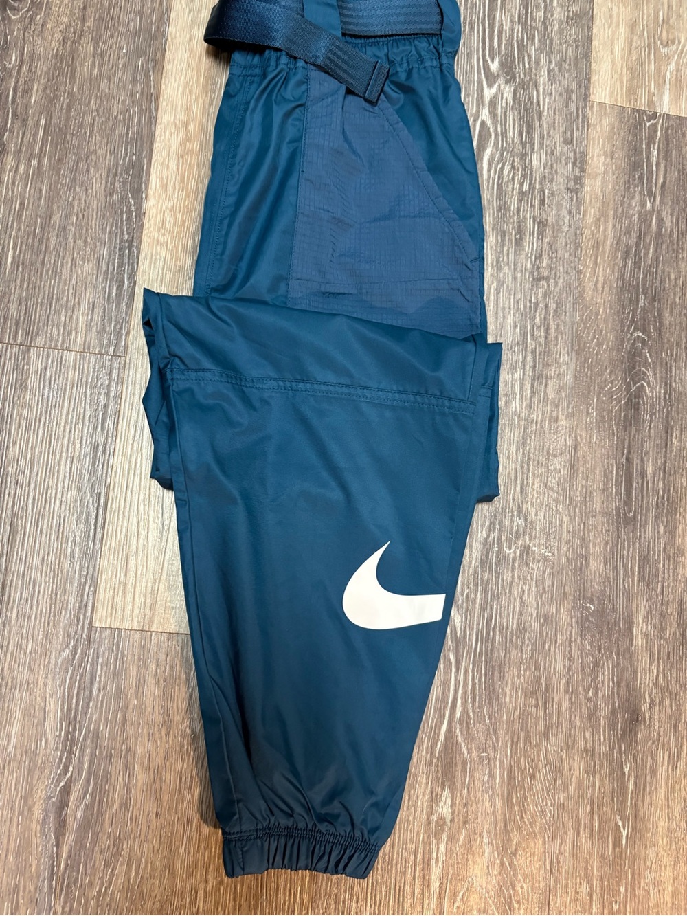 Women's Nike Teal Blue Athletic Joggers with White Swoosh. Sweatpants, Sporty